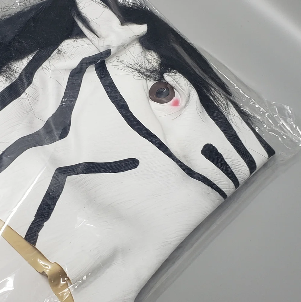Icing Halloween Zebra Face Mask